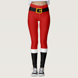 Santa Claus Kostüme Weihnachten-Leggings Leggings