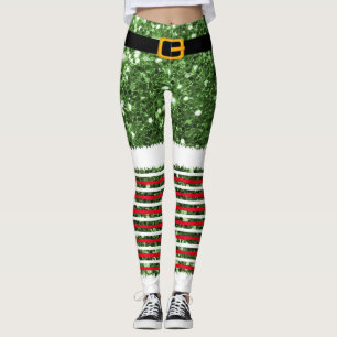 Santa Claus Kostüme Weihnachten-Leggings Leggings
