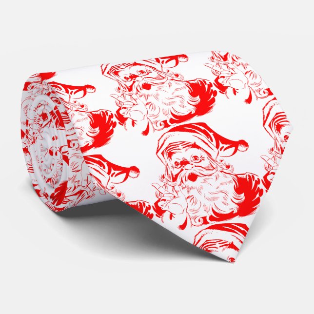 Santa Claus Krawatte (Gerollt)