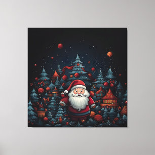 Santa Claus Leinwanddruck