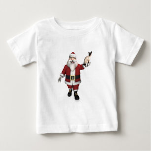 Santa Claus Lieben Siam Katzen Baby T-shirt