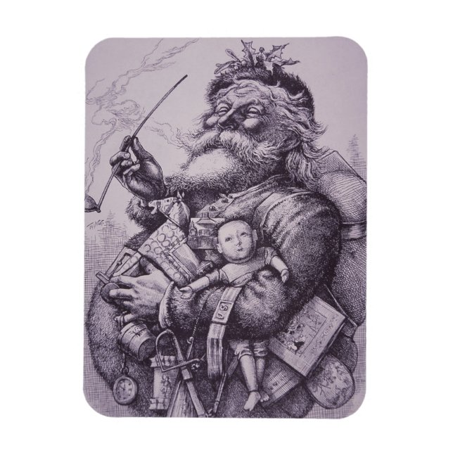 Santa Claus Magnet (Vertikal)