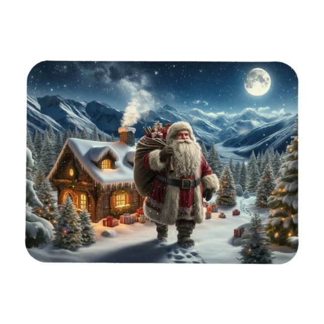 Santa Claus Magnet (Horizontal)