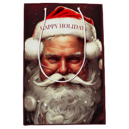 Santa Claus Medium Geschenktasche Mittlere Geschenktüte