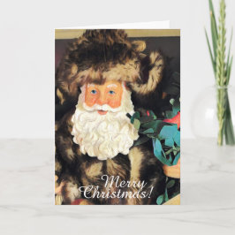 Santa Claus Merry Christmas Art Feiertagskarte