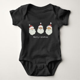 Santa Claus Merry Christmas Baby Strampler