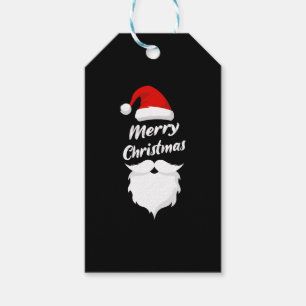 Santa Claus Merry Christmas Geschenkanhänger
