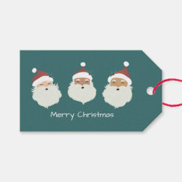 Santa Claus Merry Christmas Geschenkanhänger