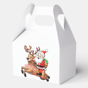 Santa Claus Merry Christmas Geschenkschachtel