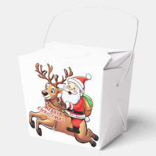 Santa Claus Merry Christmas Geschenkschachtel
