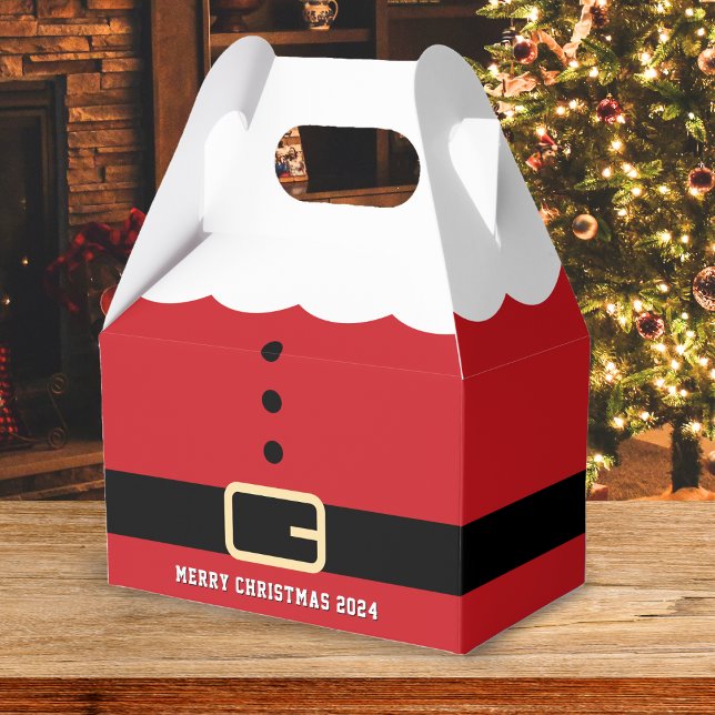 Santa Claus Merry Christmas Geschenkschachtel (Santa Claus Merry Christmas Favor Boxes
)