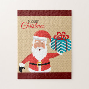 Santa Claus Merry Christmas Gruß Puzzle