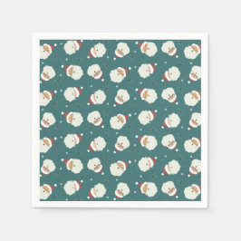 Santa Claus Merry Christmas Serviette