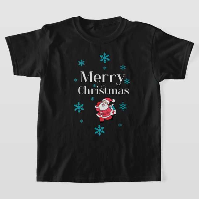 Santa Claus Merry Christmas T-Shirt (Ablage )