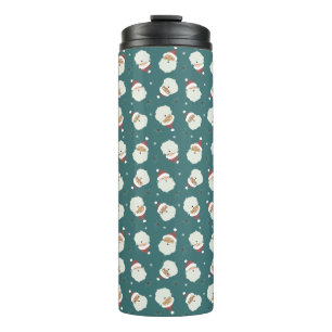 Santa Claus Merry Christmas Thermosbecher