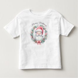 Santa Claus Merry Christmas Toddler Shirt