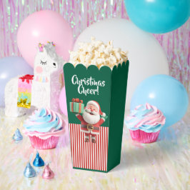 Santa Claus mit Geschenkbox Geschenkschachtel