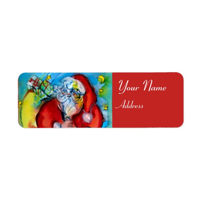 SANTA CLAUS MIT LANTERIN IN DER CHRISTMAS-NACHT (Vorne)