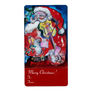 SANTA CLAUS MIT VIOLIN Musikalisches Weihnachtsrot