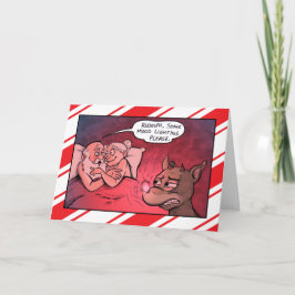 Santa Claus Mood Lighting Christmas Card Feiertagskarte