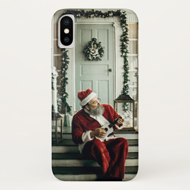 Santa Claus Musik Case-Mate iPhone Hülle (Rückseite)