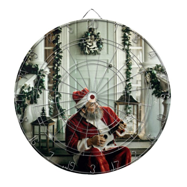 Santa Claus Musik Dartscheibe (vorne)