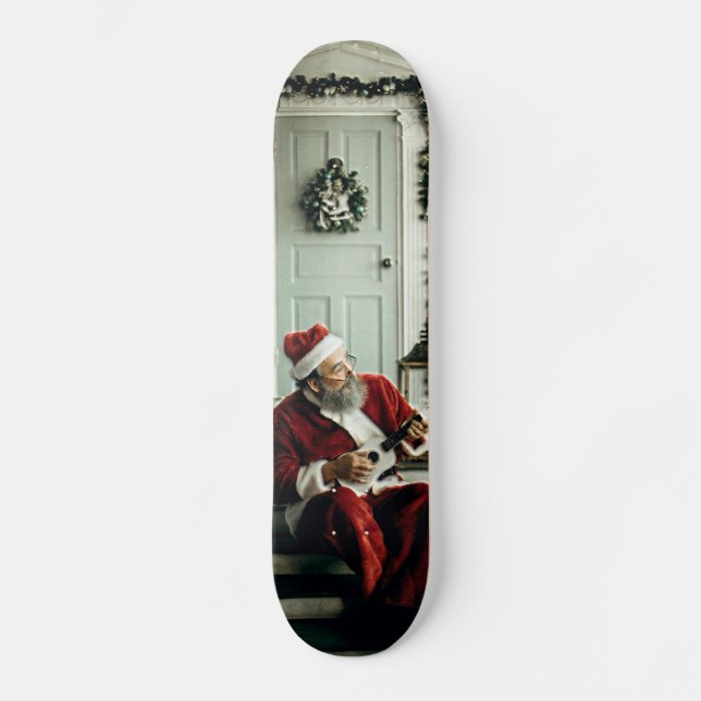Santa Claus Musik Skateboard (Vorderseite)