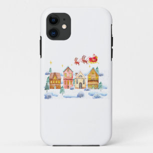 Santa Claus North Pole Weihnachtsdorf Case-Mate iPhone Hülle