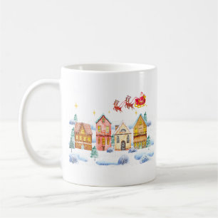 Santa Claus North Pole Weihnachtsdorf Kaffeetasse