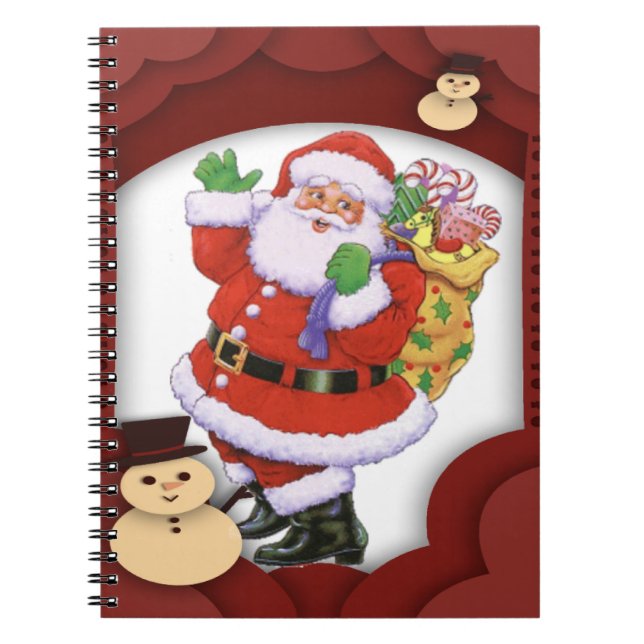 Santa Claus Notizblock (Vorderseite)