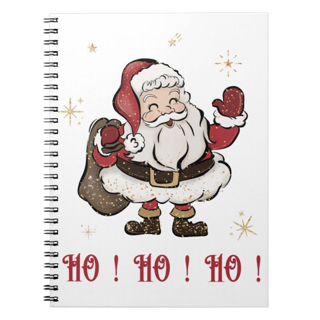 Santa Claus Notizblock (Vorderseite)