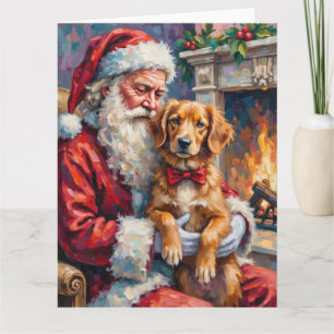 Santa Claus Nova Scotia Duck Tolling Retriever  Karte