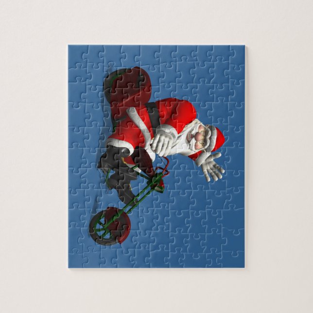 Santa Claus on Trike Puzzle (Vertikal)