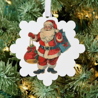 Santa Claus Ornament Karte