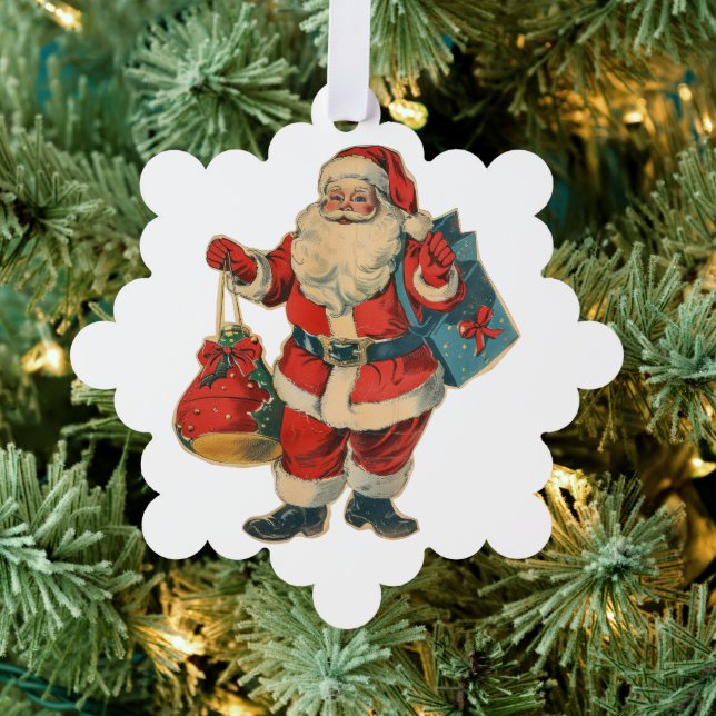 Santa Claus Ornament Karte (Insitu (Baum))
