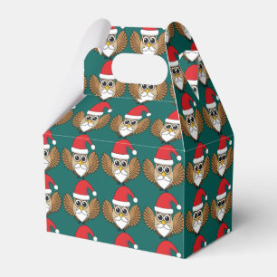 Santa Claus Owl Geschenkschachtel