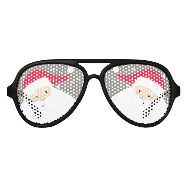 Santa Claus Partybrille (Vorderseite)