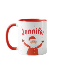 Santa Claus Personalisieren Sie Weihnachtskaffee-T