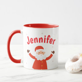 Santa Claus Personalisieren Sie Weihnachtskaffee-T Tasse