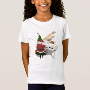 Santa Claus Pianist T-Shirt