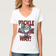SANTA CLAUS Pickle den ganzen Weg! Pickleball Masc