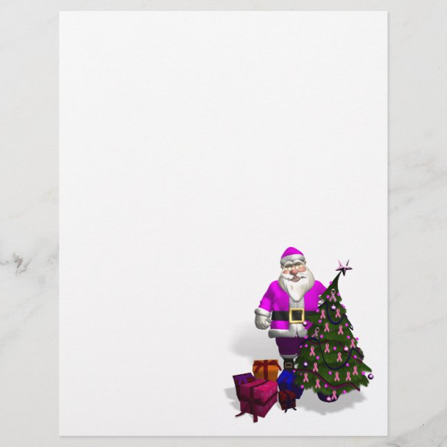 Santa Claus Pink Ribbons (Vorderseite)