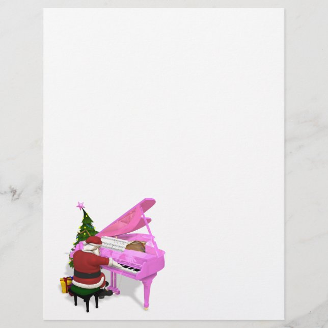 Santa Claus Plays Pink Piano (Vorderseite)