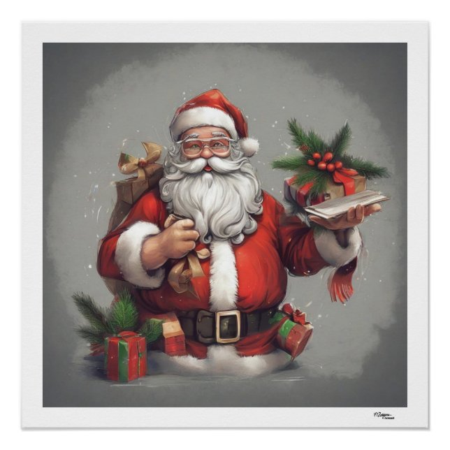 Santa Claus Poster (Vorderseite)