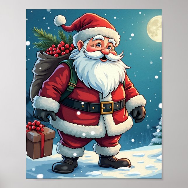Santa Claus Poster (Vorne)