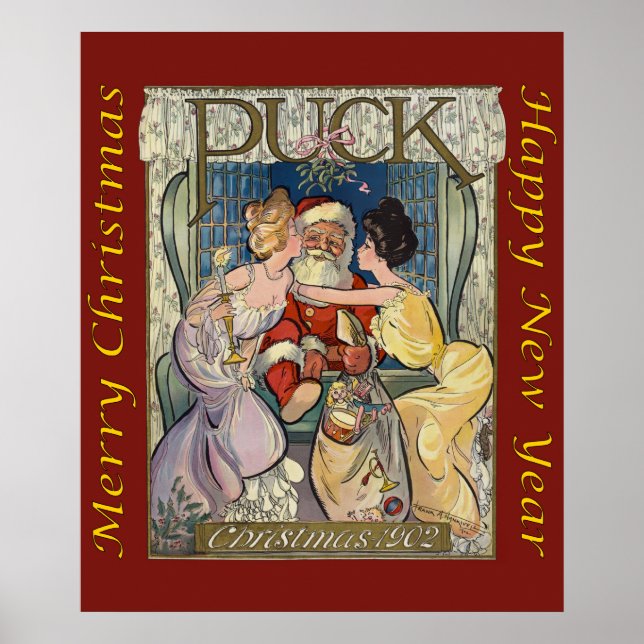 Santa Claus ~ Puck Magazine Cover ~ 12.03.1902 Poster (Vorne)