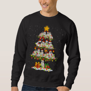 Santa Claus Ragdoll Katze Weihnachtsbaumdekoration Sweatshirt