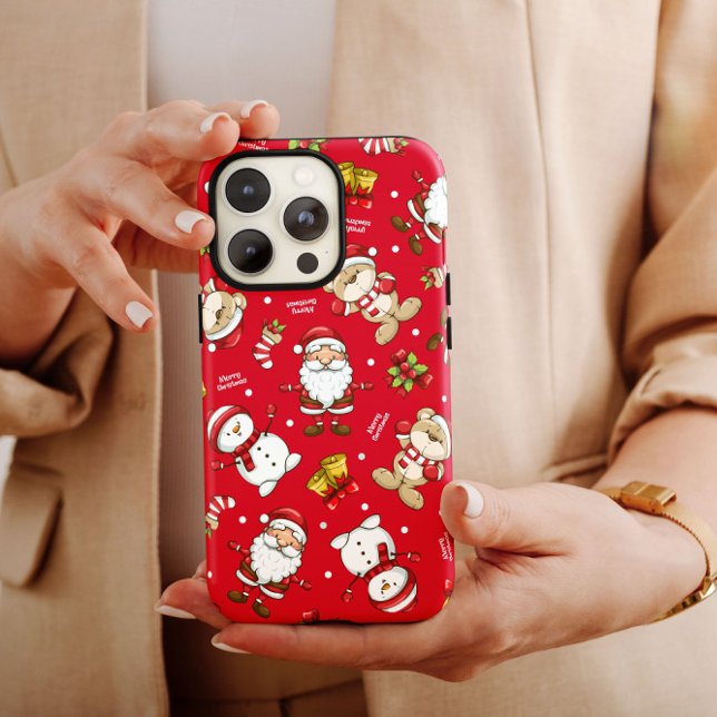 Santa Claus Red Christmas iPhone Case Mate (Von Creator hochgeladen)