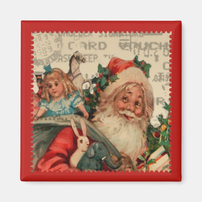 Santa Claus Refridgerator Magnet (Vorne)