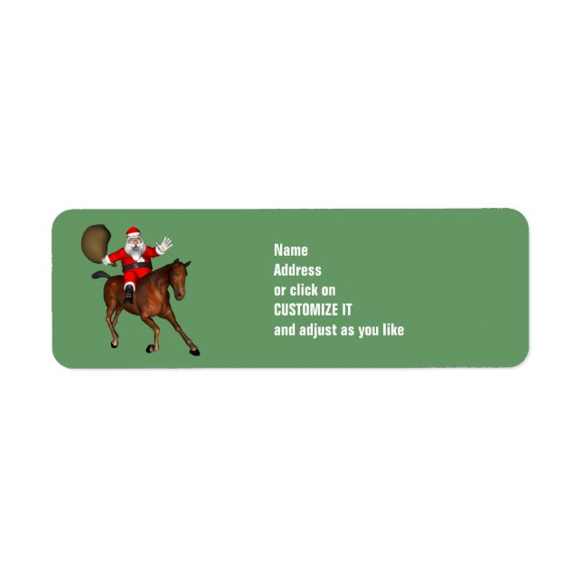 Santa Claus Reiten (Vorne)